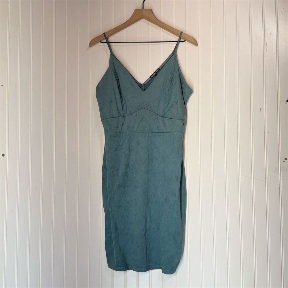 Charlotte Russe Teal Slip Mini Dress